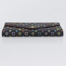 LOUIS VUITTON Multicolor Portefeiulle Sarah Portemonnee Zwart M60668 LV Auth BA10859V-6