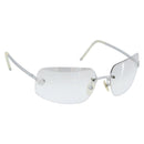 CHANEL Sunglasses metal Silver 4035 CC Auth BA10860-1