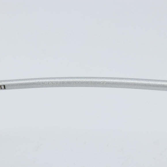 CHANEL Sunglasses metal Silver 4035 CC Auth BA10860