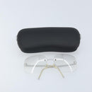 CHANEL Sunglasses metal Silver 4035 CC Auth BA10860-12