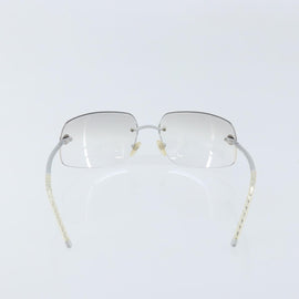 CHANEL Sunglasses metal Silver 4035 CC Auth BA10860 - 0
