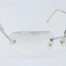 CHANEL Sunglasses metal Silver 4035 CC Auth BA10860-5