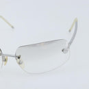 CHANEL Sunglasses metal Silver 4035 CC Auth BA10860-6