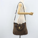 LOUIS VUITTON Monogram Idylle Elegy Bag 2way Red Sepia M56698 LV Auth BA10867-24