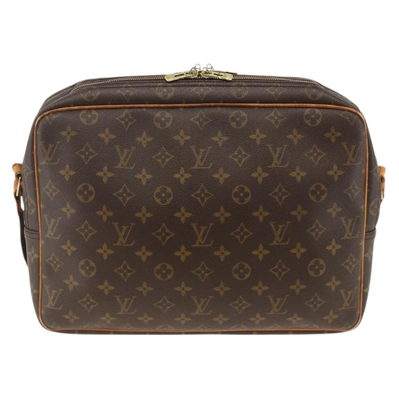 LOUIS VUITTON Monogram Reporter GM Shoulder Bag M45252 LV Auth BA10868