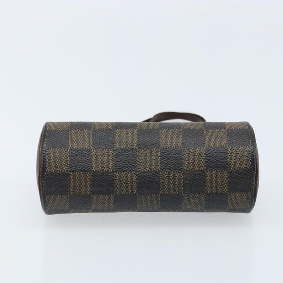 LOUIS VUITTON Damier Ebene Papillon Tasje LV Auth BA10869