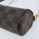LOUIS VUITTON Damier Ebene Papillon Tasje LV Auth BA10869-10