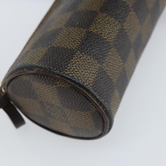 LOUIS VUITTON Damier Ebene Papillon Tasje LV Auth BA10869