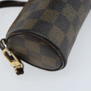 LOUIS VUITTON Damier Ebene Papillon Tasje LV Auth BA10869-16