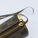 LOUIS VUITTON Damier Ebene Papillon Tasje LV Auth BA10869-11