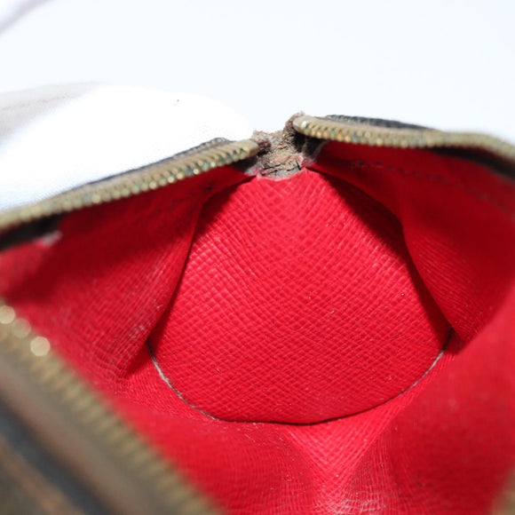 LOUIS VUITTON Damier Ebene Papillon Tasje LV Auth BA10869