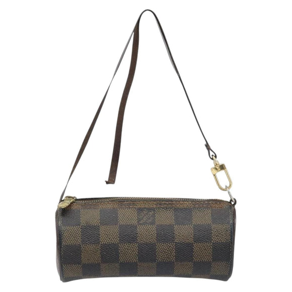 LOUIS VUITTON Damier Ebene Papillon Tasje LV Auth BA10869