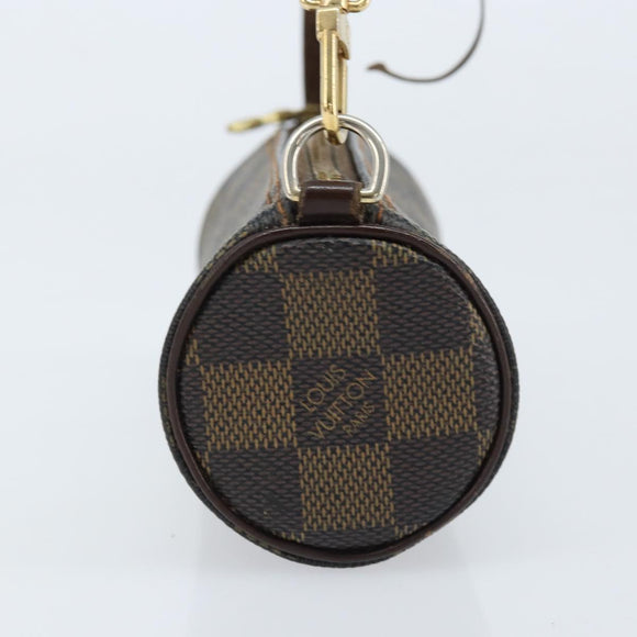 LOUIS VUITTON Damier Ebene Papillon Tasje LV Auth BA10869