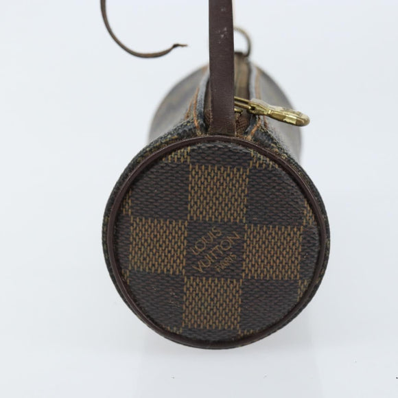 LOUIS VUITTON Damier Ebene Papillon Tasje LV Auth BA10869