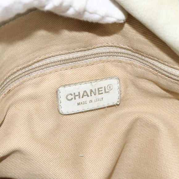 CHANEL COCO Markenkette Umhängetasche Canvas Schwarz Gold CC Auth BA10872