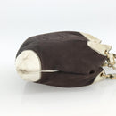 CHANEL COCO Markenkette Umhängetasche Canvas Schwarz Gold CC Auth BA10872-4