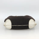 CHANEL COCO Markenkette Umhängetasche Canvas Schwarz Gold CC Auth BA10872-5