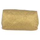 LOUIS VUITTON Monogram lime light Clutch MM Clutch Bag Gold LV Auth BA10873-2
