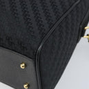 GUCCI Hand Bag Canvas 2way Black Gold 000 58 0256 Auth BA10874-12