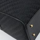 GUCCI Hand Bag Canvas 2way Black Gold 000 58 0256 Auth BA10874-15