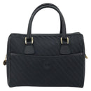 GUCCI Hand Bag Canvas 2way Black Gold 000 58 0256 Auth BA10874-2