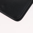 CHANEL Day Planner Cover Caviar Skin Black Gold CC Auth BA10875-14