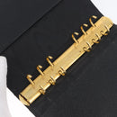 CHANEL Tagesplaner-Hülle Kaviarleder Schwarz Gold CC Auth BA10875-19