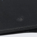 CHANEL Day Planner Cover Caviar Skin Black Gold CC Auth BA10875-3