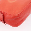 Chloe Schoudertas Leer 2way Rood Goud Authentiek BA10876-16