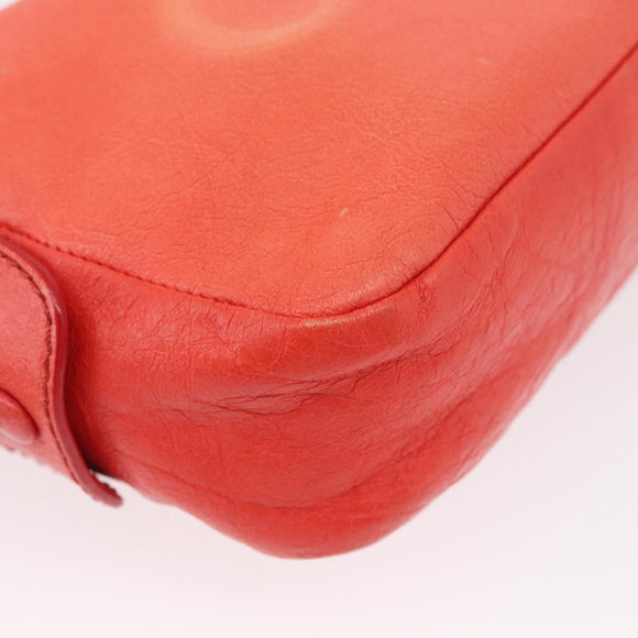 Chloe Schoudertas Leer 2way Rood Goud Authentiek BA10876