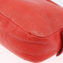 Chloe Schoudertas Leer 2way Rood Goud Authentiek BA10876-19