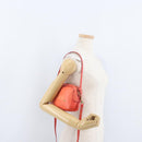 Chloe Schoudertas Leer 2way Rood Goud Authentiek BA10876-25