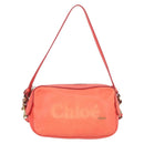 Chloe Schoudertas Leer 2way Rood Goud Authentiek BA10876-13