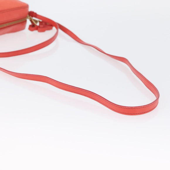 Chloe Schoudertas Leer 2way Rood Goud Authentiek BA10876