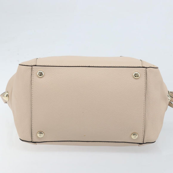 Chloe Hand Bag 2way Pink Gold Auth BA10878