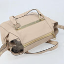Chloe Hand Bag 2way Pink Gold Auth BA10878-6