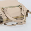 Chloe Hand Bag 2way Pink Gold Auth BA10878-7