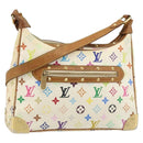 LOUIS VUITTON Monogram Multicolor Boulogne Bag White M92660 LV Auth BA10879-1