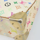 LOUIS VUITTON Monogram Multicolor Boulogne Bag White M92660 LV Auth BA10879-9