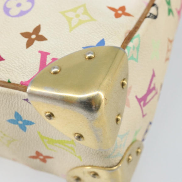 LOUIS VUITTON Monogram Multicolor Boulogne Bag White M92660 LV Auth BA10879
