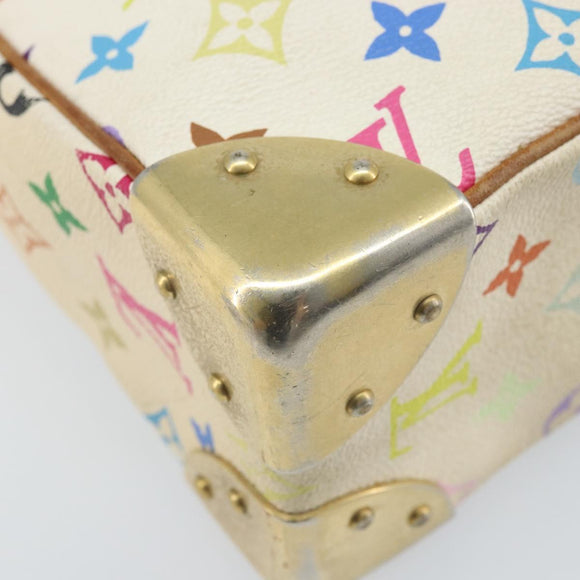 LOUIS VUITTON Monogram Multicolor Boulogne Bag White M92660 LV Auth BA10879