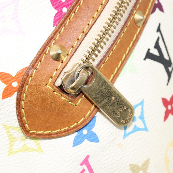 LOUIS VUITTON Monogram Multicolor Boulogne Bag White M92660 LV Auth BA10879