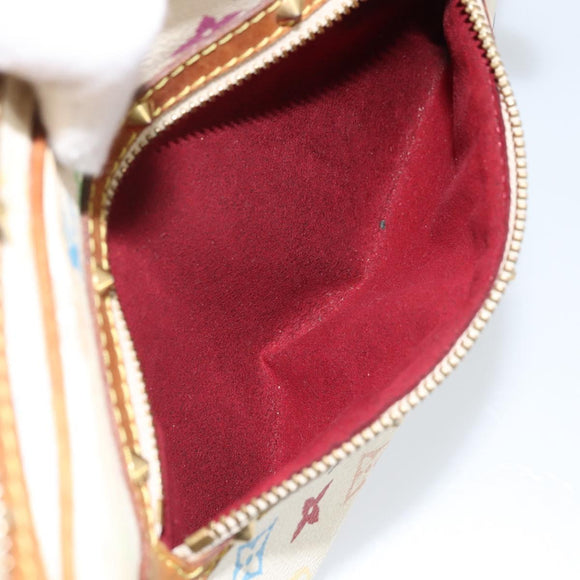 LOUIS VUITTON Monogram Multicolor Boulogne Bag White M92660 LV Auth BA10879