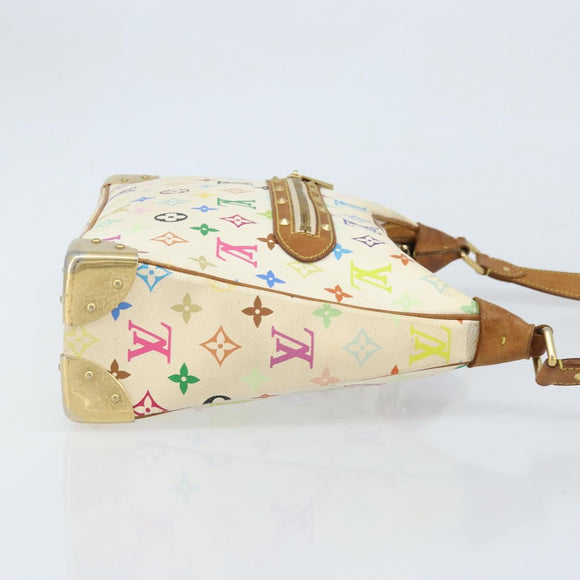 LOUIS VUITTON Monogram Multicolor Boulogne Bag White M92660 LV Auth BA10879