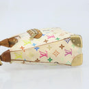 LOUIS VUITTON Monogram Multicolor Boulogne Bag White M92660 LV Auth BA10879-4