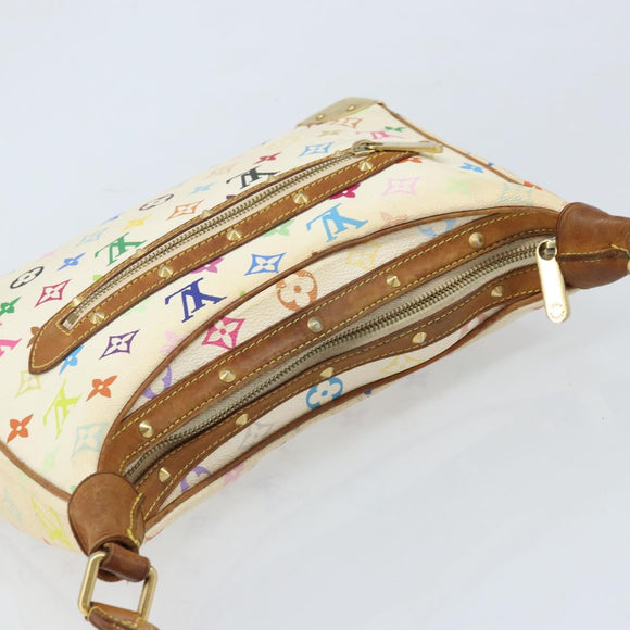 LOUIS VUITTON Monogram Multicolor Boulogne Bag White M92660 LV Auth BA10879