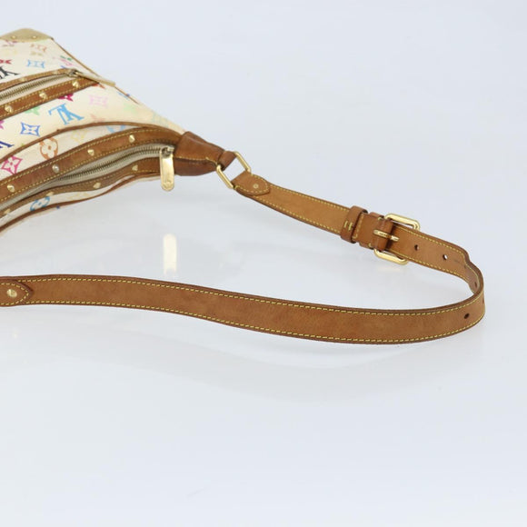 LOUIS VUITTON Monogram Multicolor Boulogne Bag White M92660 LV Auth BA10879