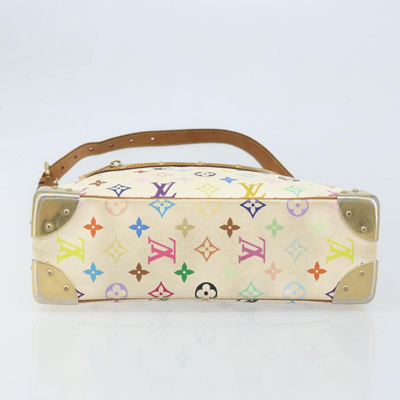 LOUIS VUITTON Monogram Multicolor Boulogne Bag White M92660 LV Auth BA10879