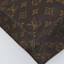 LOUIS VUITTON Monogram Sac Plat Hand Bag M51140 LV Auth BA10883-17