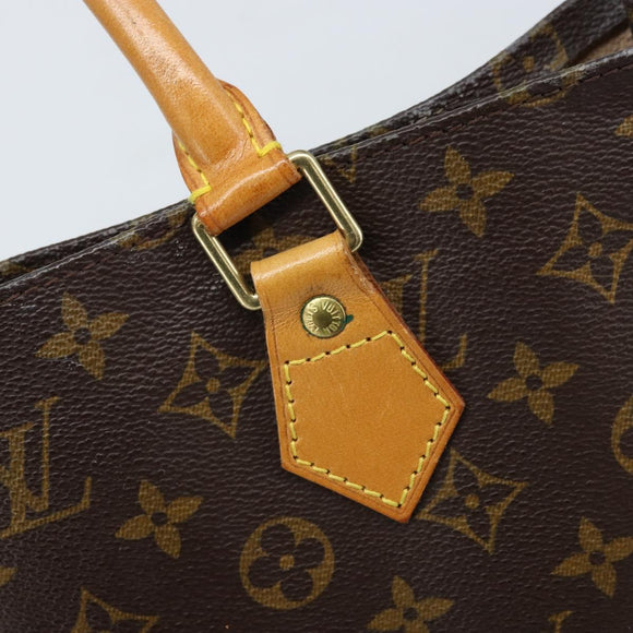 LOUIS VUITTON Monogram Sac Plat Hand Bag M51140 LV Auth BA10883